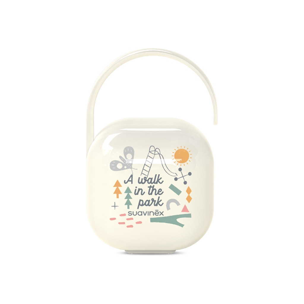 Контейнер для пустушок Suavinex A walk in the park білий (308201) - зображення 1