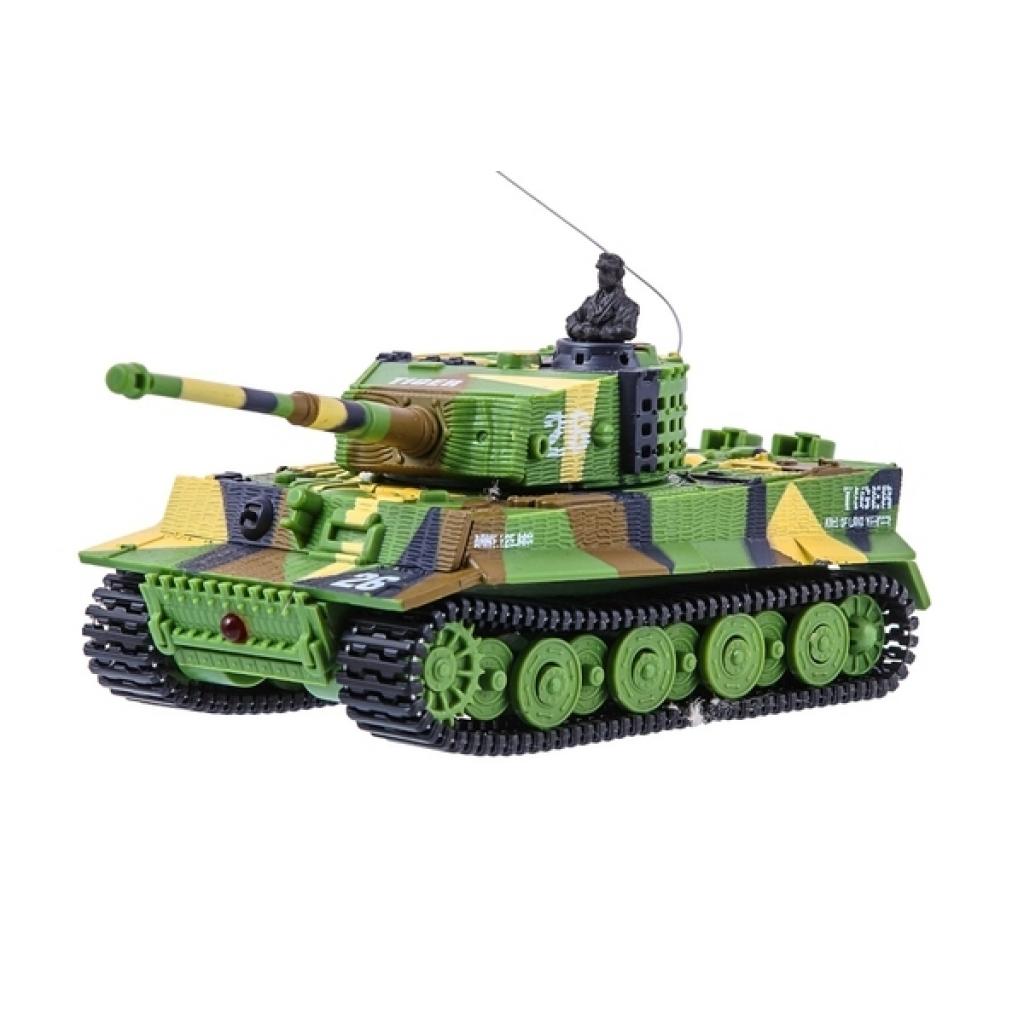 Радіокерована іграшка Great Wall Toys Танк мікро 1:72 Tiger зі звуком (хакі зелений) (GWT2117-1) - зображення 1