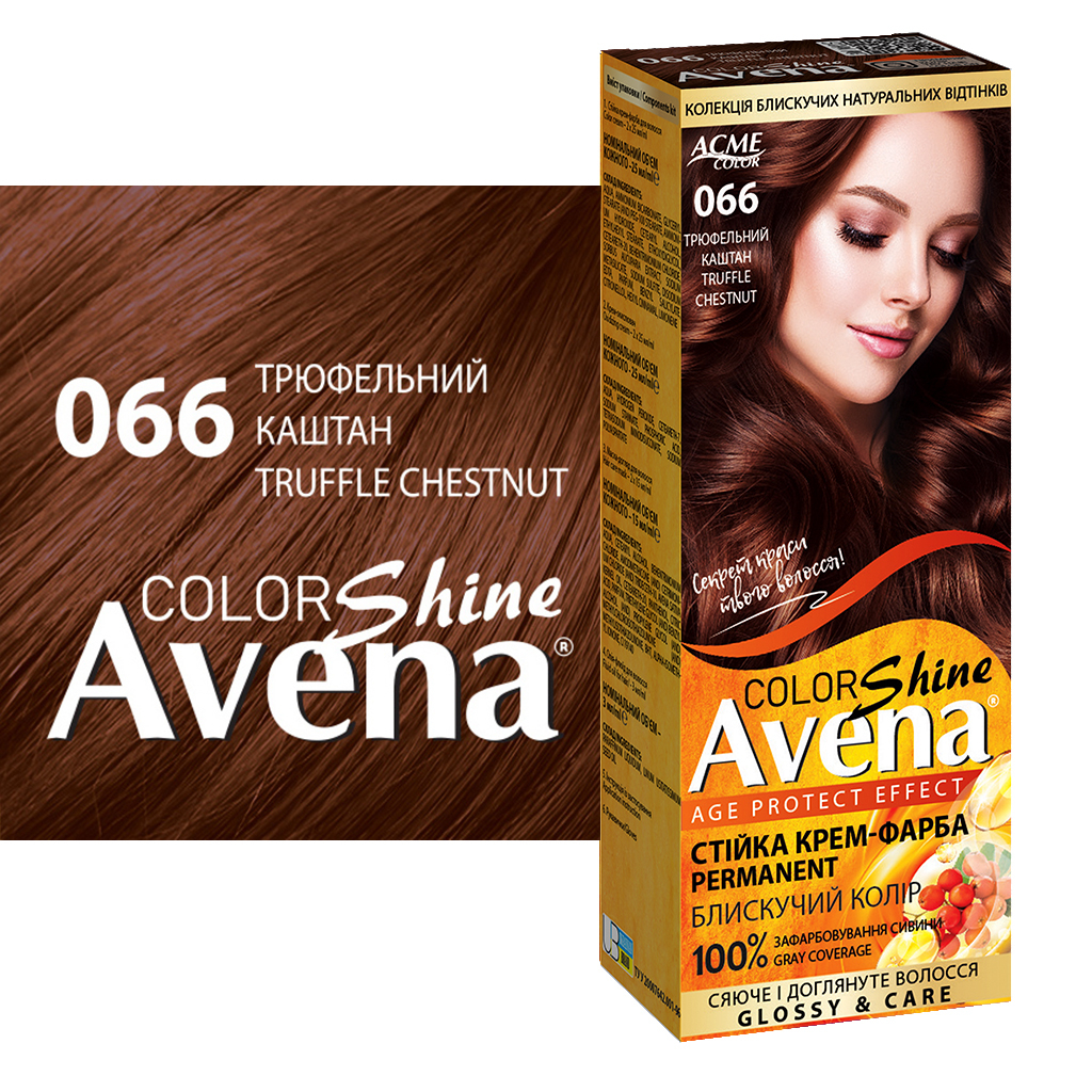 Фарба для волосся Acme Color Avena Shine Color Стійка 066 - Трюфельний каштан (4823115502612) - изображение 3