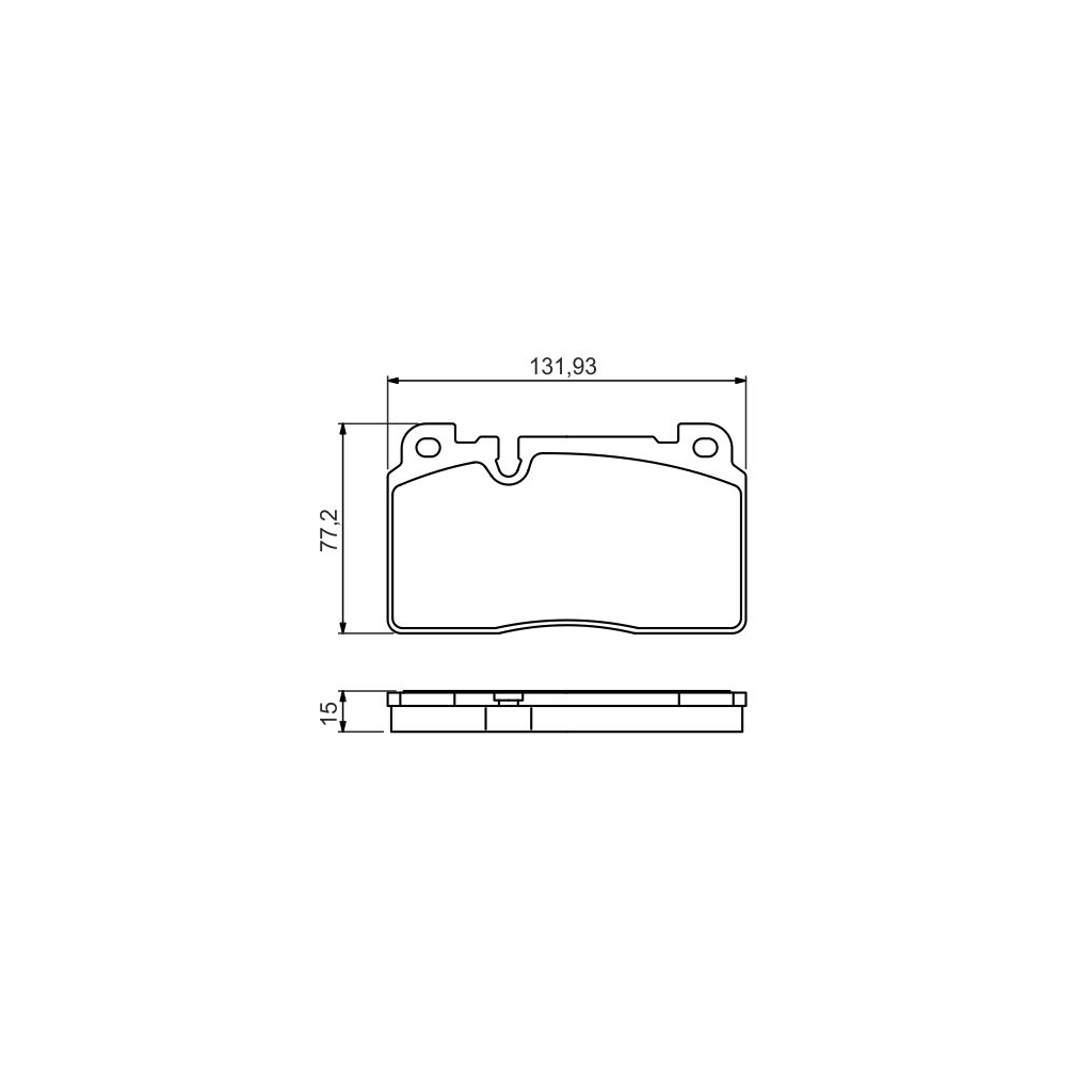 Гальмівні колодки Bosch 0 986 494 702 - зображення 2