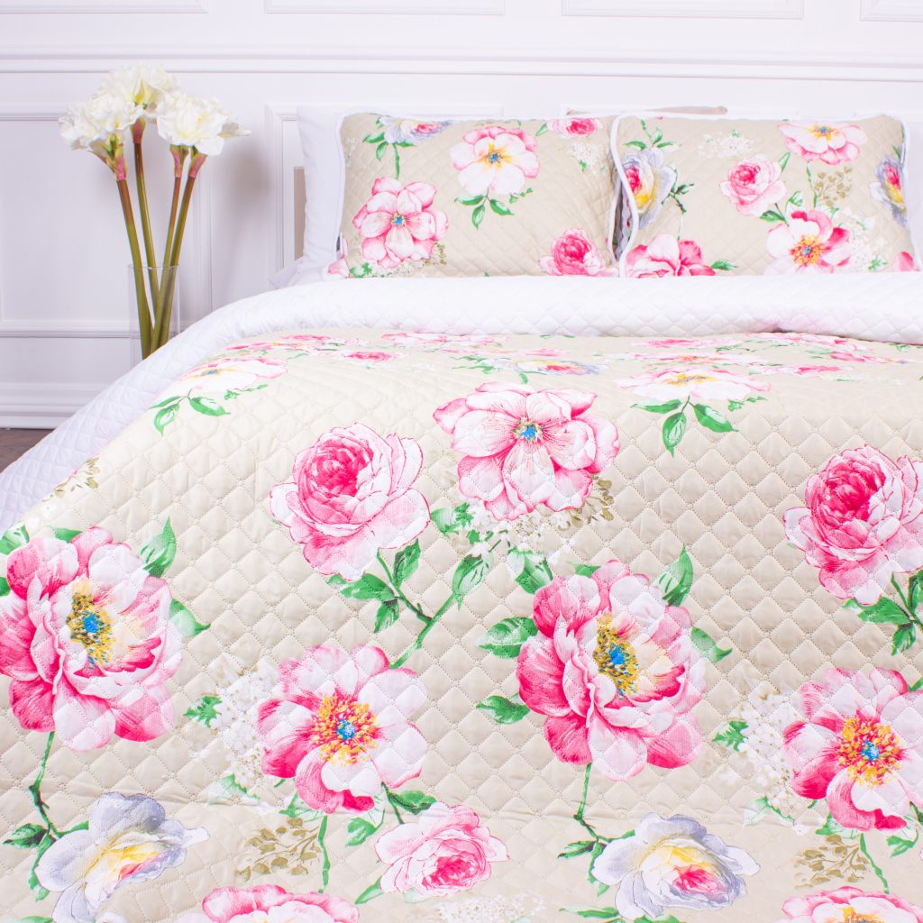 Покривало MirSon набір Print Line №5947 Infinity 220х240 см + наволочка 50х70 см х 2 шт (2200006169697) - зображення 1