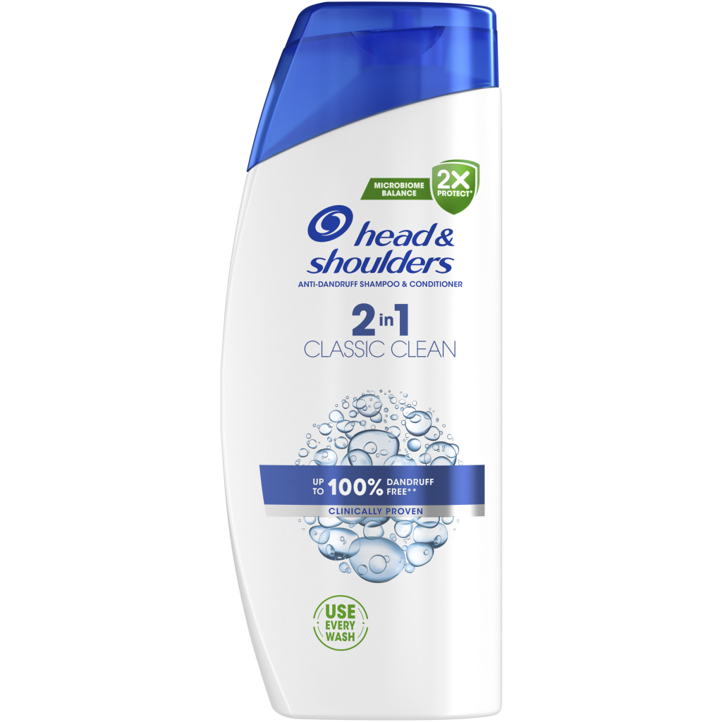 Шампунь Head & Shoulders 2 в 1 Проти лупи Основний догляд 625 мл (8700216304948) - изображение 1