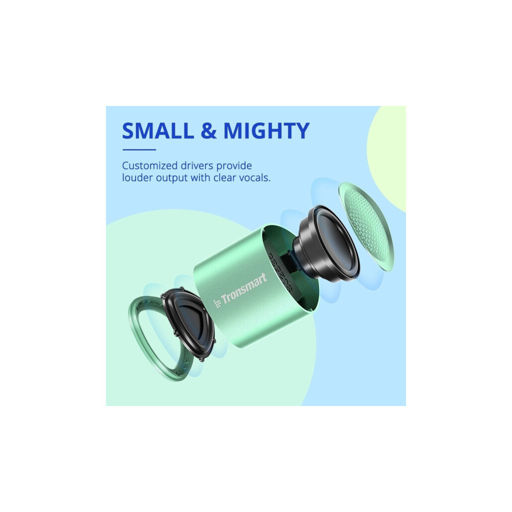 Акустична система Tronsmart Nimo Mini Speaker Green (985909) - зображення 7