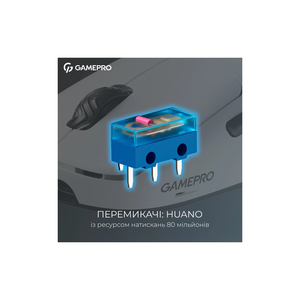 Мишка GamePro Asgard Loki Wireless/USB White (GM022W) - зображення 7