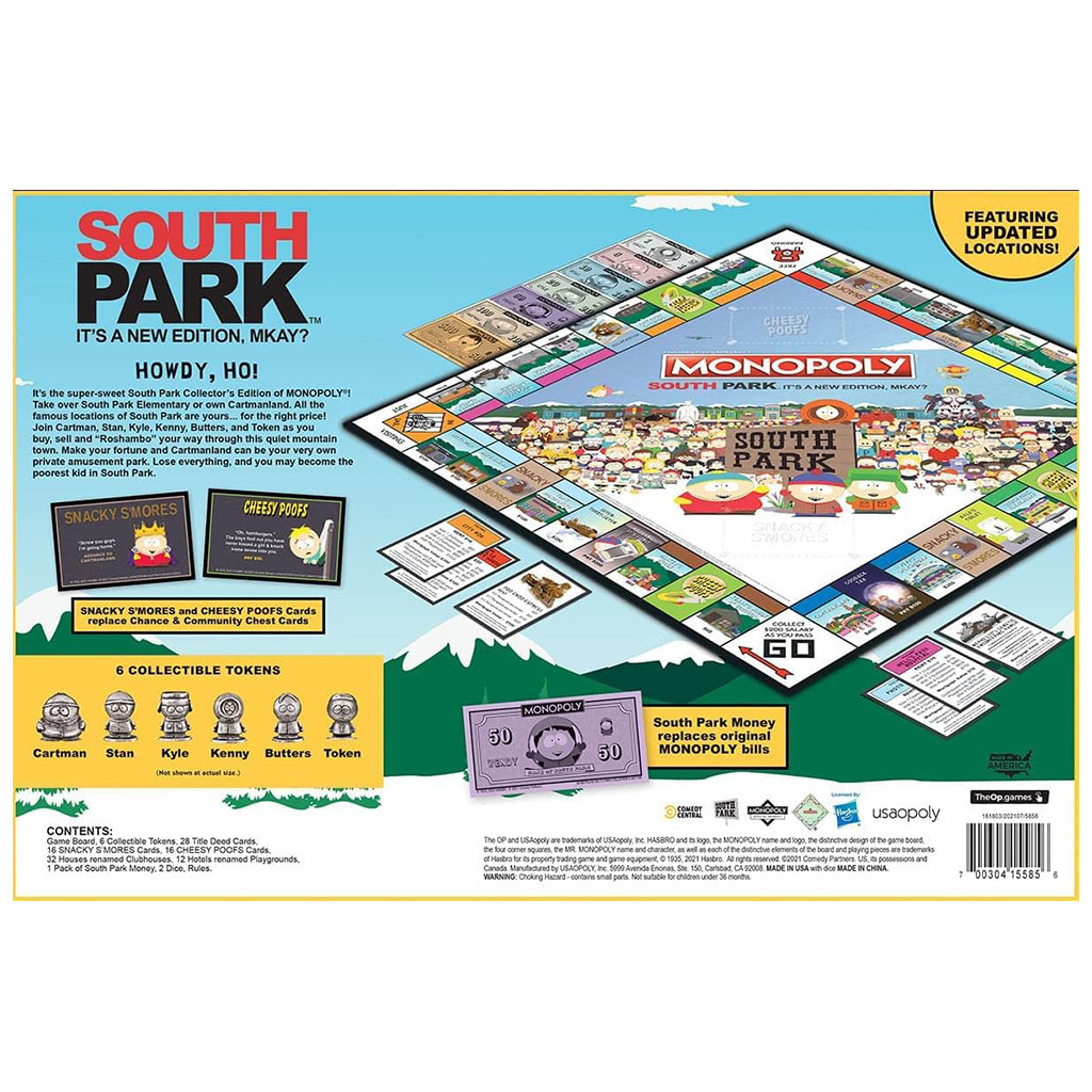 Настільна гра Winning Moves South Park Monopoly (WM01956-EN1-6) - зображення 4