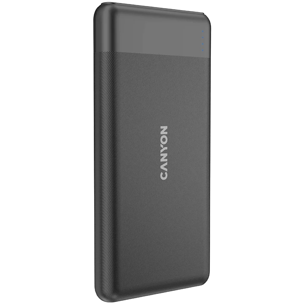 Батарея універсальна Canyon PB-109 10000 mAh PD/18W QC/3.0/20W Black (CNE-CPB1009B) - зображення 2