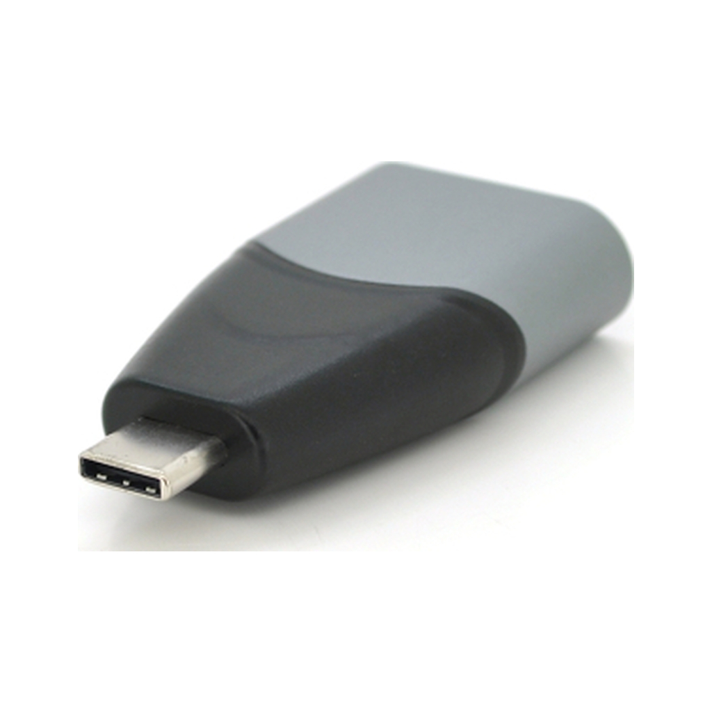 Перехідник USB-C M to DisplayPort F black-gray Voltronic (YT-A-Type-C(M)/DP(F)/27022) - зображення 2