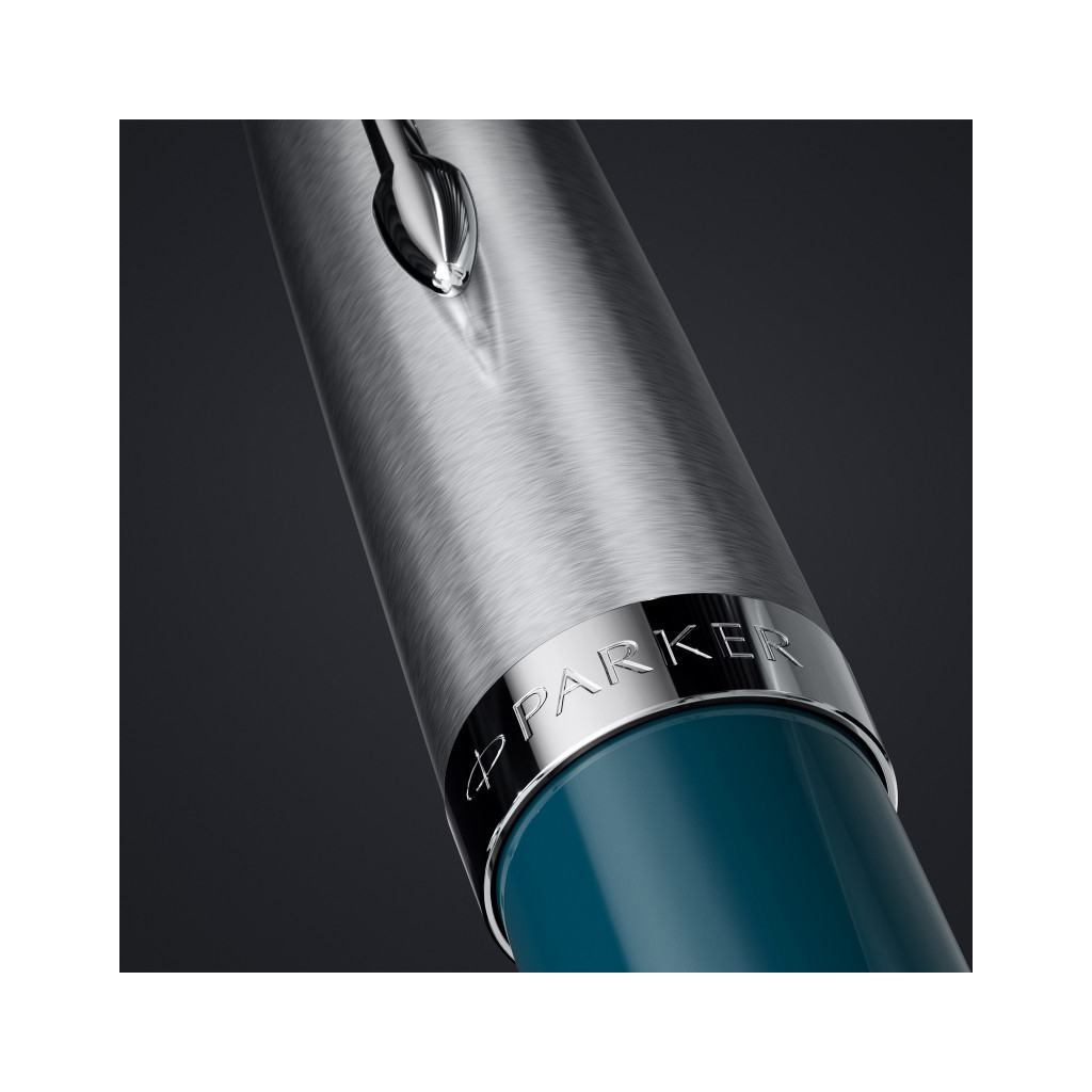 Ручка пір'яна Parker PARKER 51 Teal Blue CT  FP F (55 311) - зображення 4