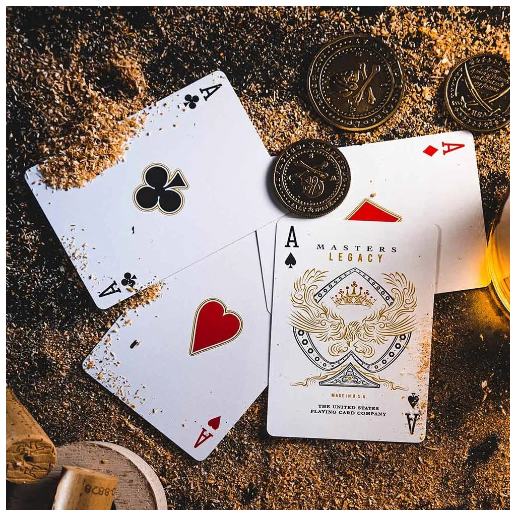 Гральні карти Ellusionist Legacy Masters (red) (54823) - зображення 2