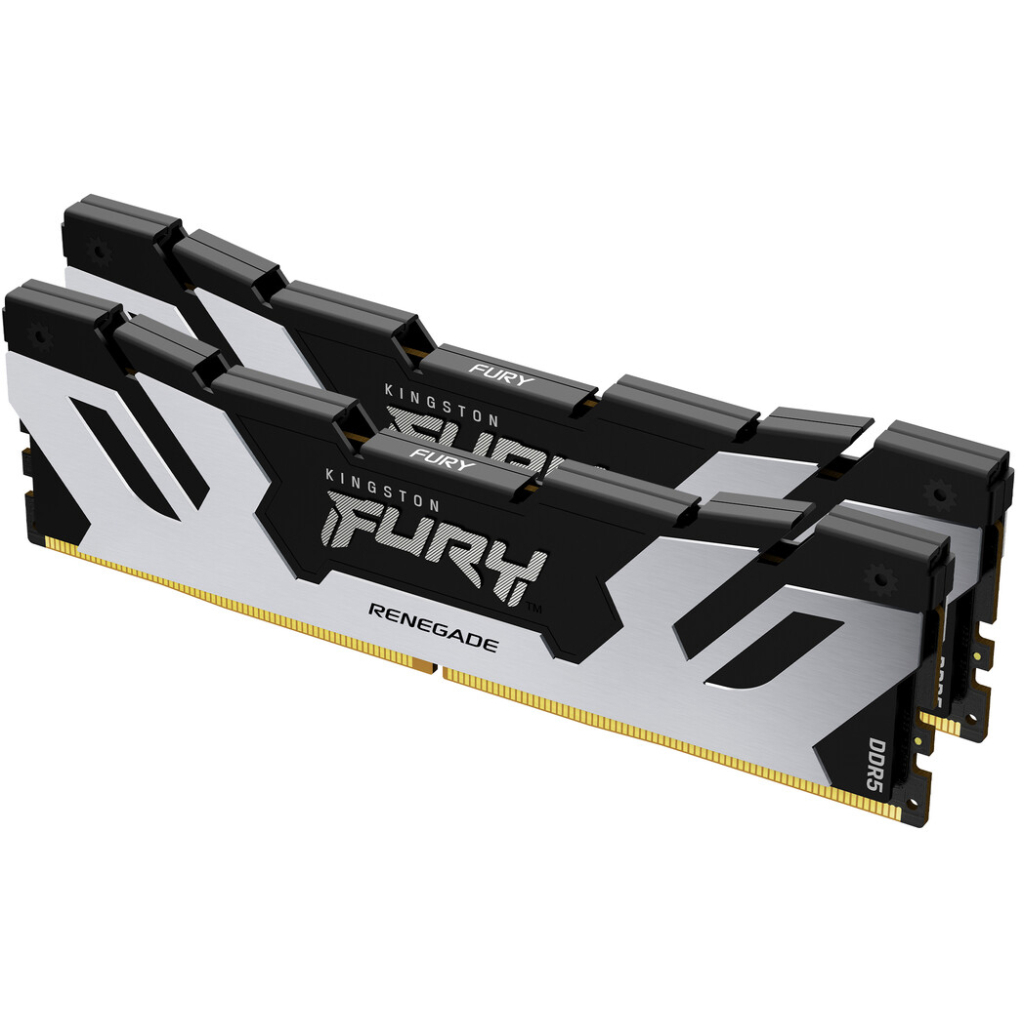 Модуль пам'яті для комп'ютера DDR5 96GB (2x48GB) 6000 MHz Renegade Silver XMP Kingston Fury (ex.HyperX) (KF560C32RSK2-96) - зображення 2