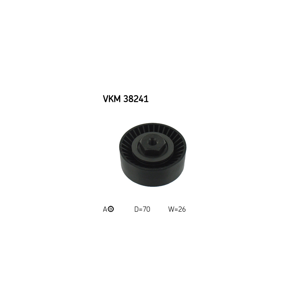 Ролик натягувача ременя SKF VKM 38241 - зображення 1
