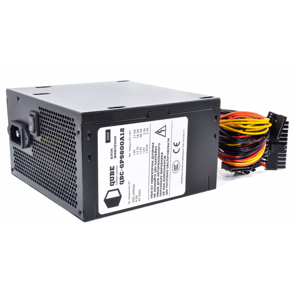 Блок живлення Qube 600W (QBC-GPS600A12) - зображення 2