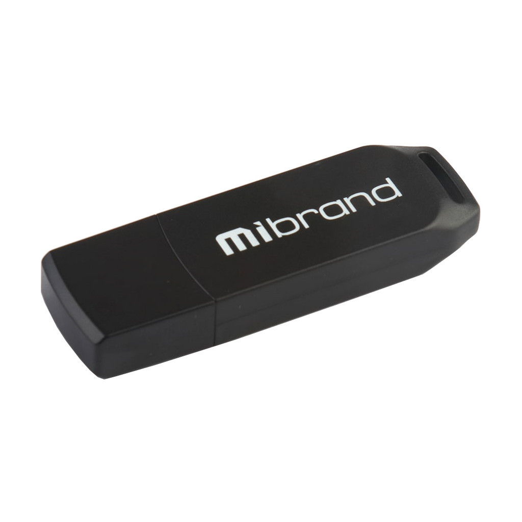 USB флеш накопичувач Mibrand 64GB Mink Black USB 2.0 (MI2.0/MI64P4B) - зображення 1