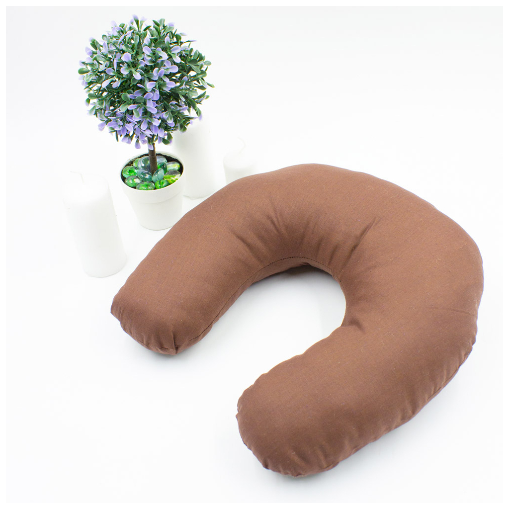 Подушка MirSon для подорожей №8740 Naturale Line 19-1217 Chocolate Perla 50% Memory (2200006348252) - зображення 4