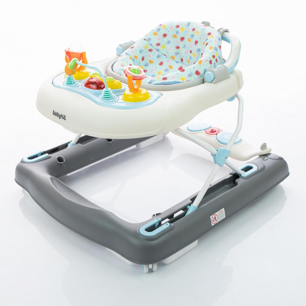 Ходунки BabyHit BG-1113 Step By Step Grey-Blue (73785) - зображення 1