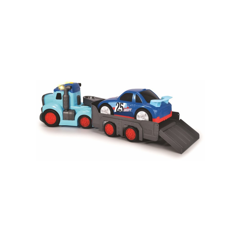 Спецтехніка Dickie Toys Вантажівка АВС "Тедді" зі звук. та світл. ефектами, з причепом та машинкою, 60 см (4119002) - зображення 2