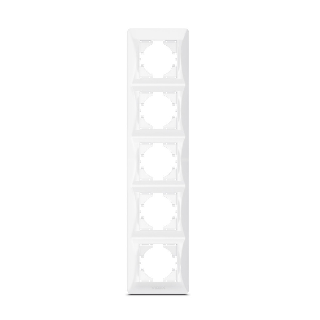 Рамка Videx BINERA біла 5 поста (VF-BNFR5V-W) - изображение 1