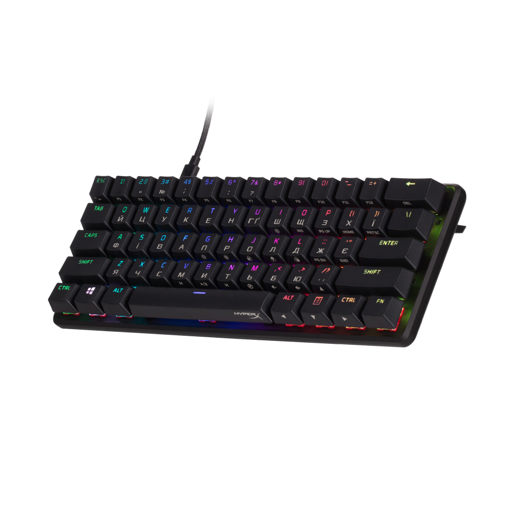 Клавіатура HyperX Alloy Origins 60 USB UA Black (4P5N4AA) - зображення 4