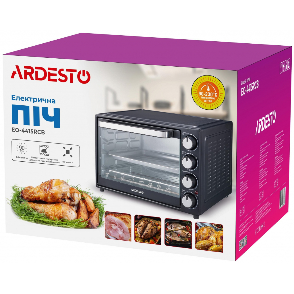 Електропіч Ardesto EO-4415RCB - зображення 8
