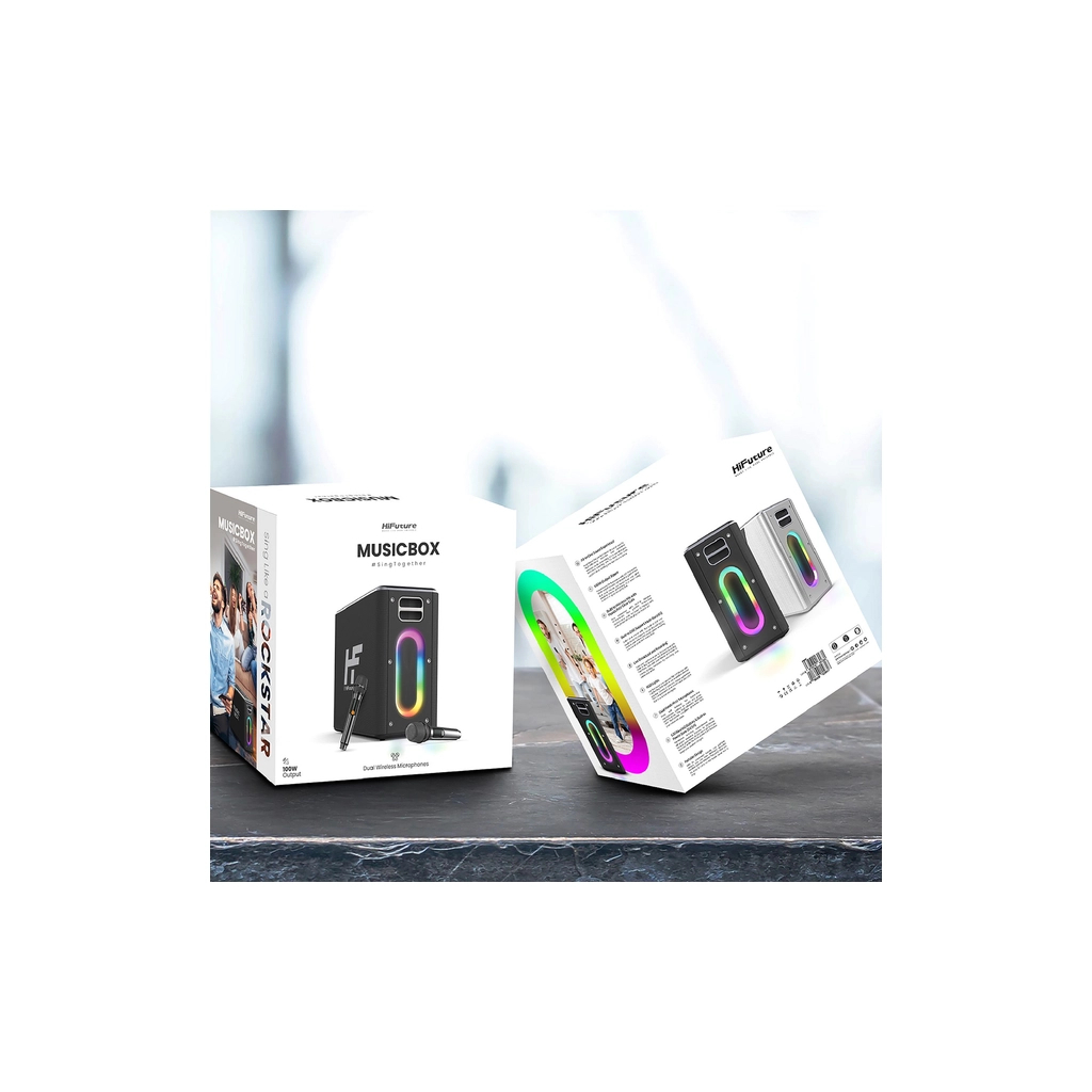Акустична система HiFuture MusicBox 100W Silver (musicbox.silver) - зображення 9