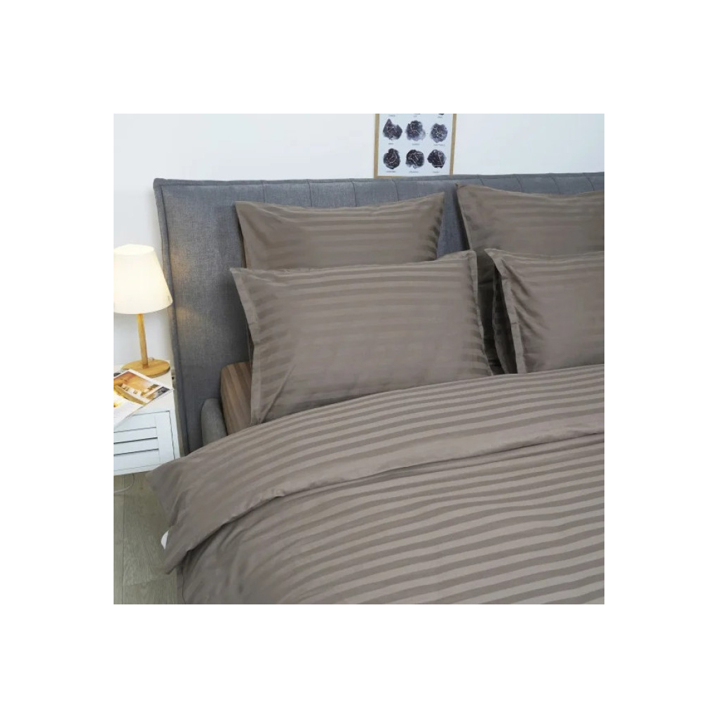 Постільна білизна Tiare 93 Сатин Страйп Кольоровий полуторний (93_Stripe_pl) - зображення 2