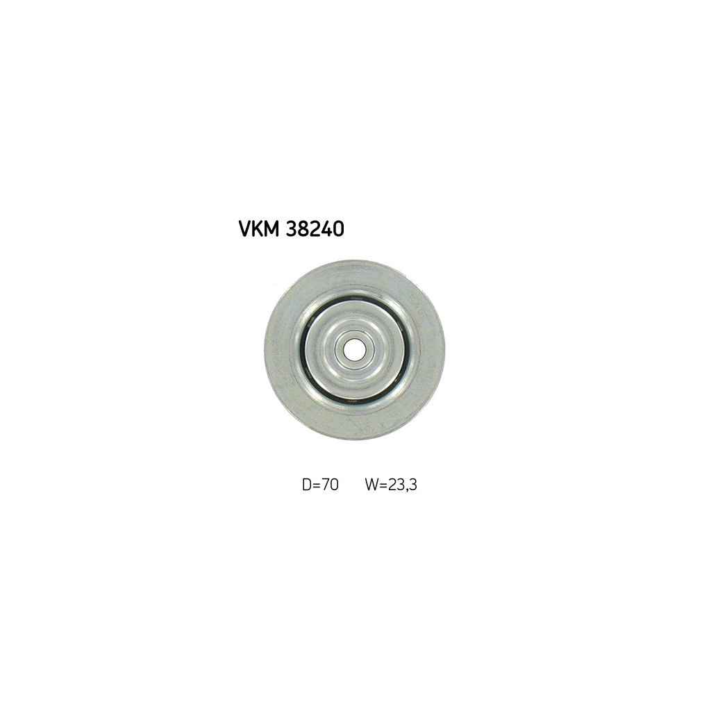Ролик натягувача ременя SKF VKM 38240 - зображення 3