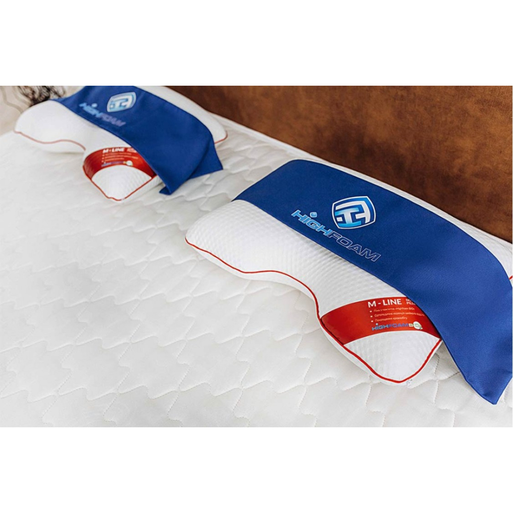 Подушка Highfoam ортопедична Noble Cloud M-Line 58 х 42 х 13 см (4820000977098) - зображення 9