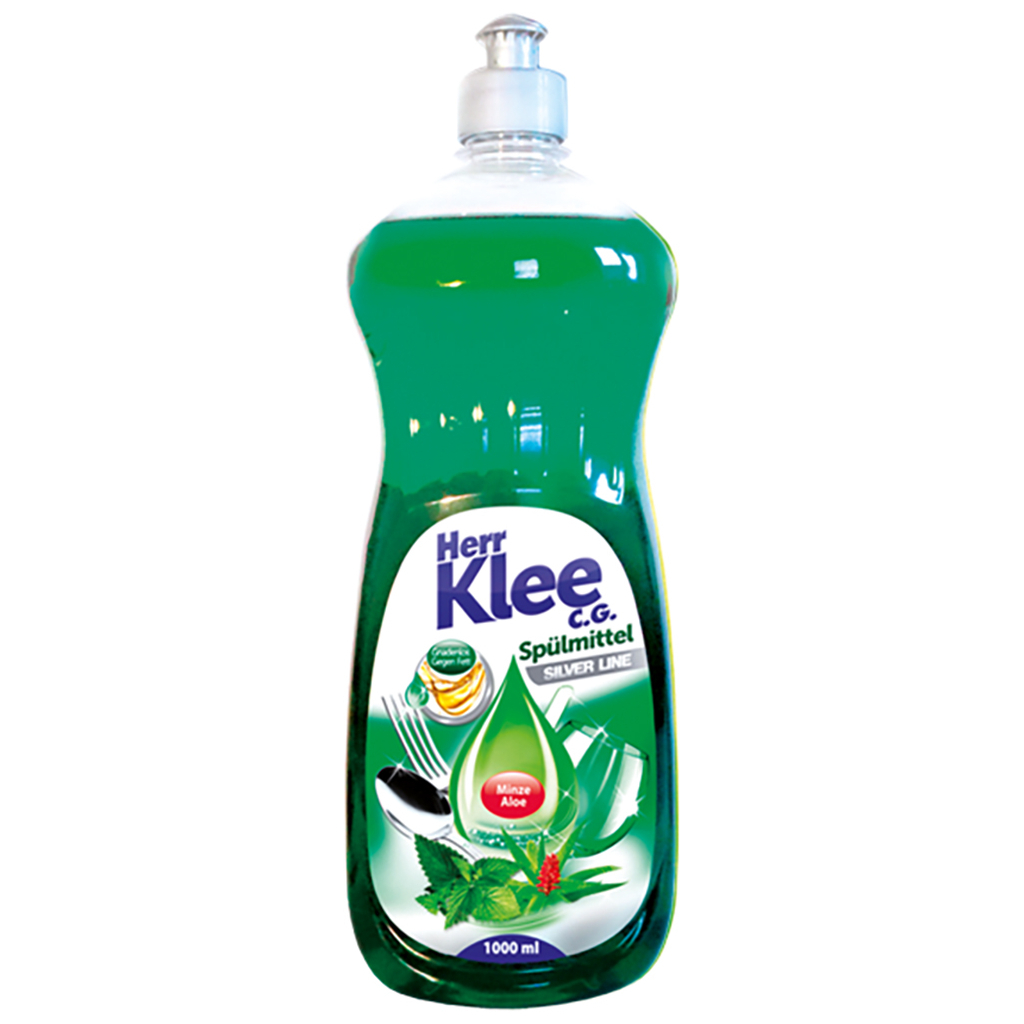 Засіб для ручного миття посуду Klee Minze Aloe 1 л (4260353550461) - зображення 1