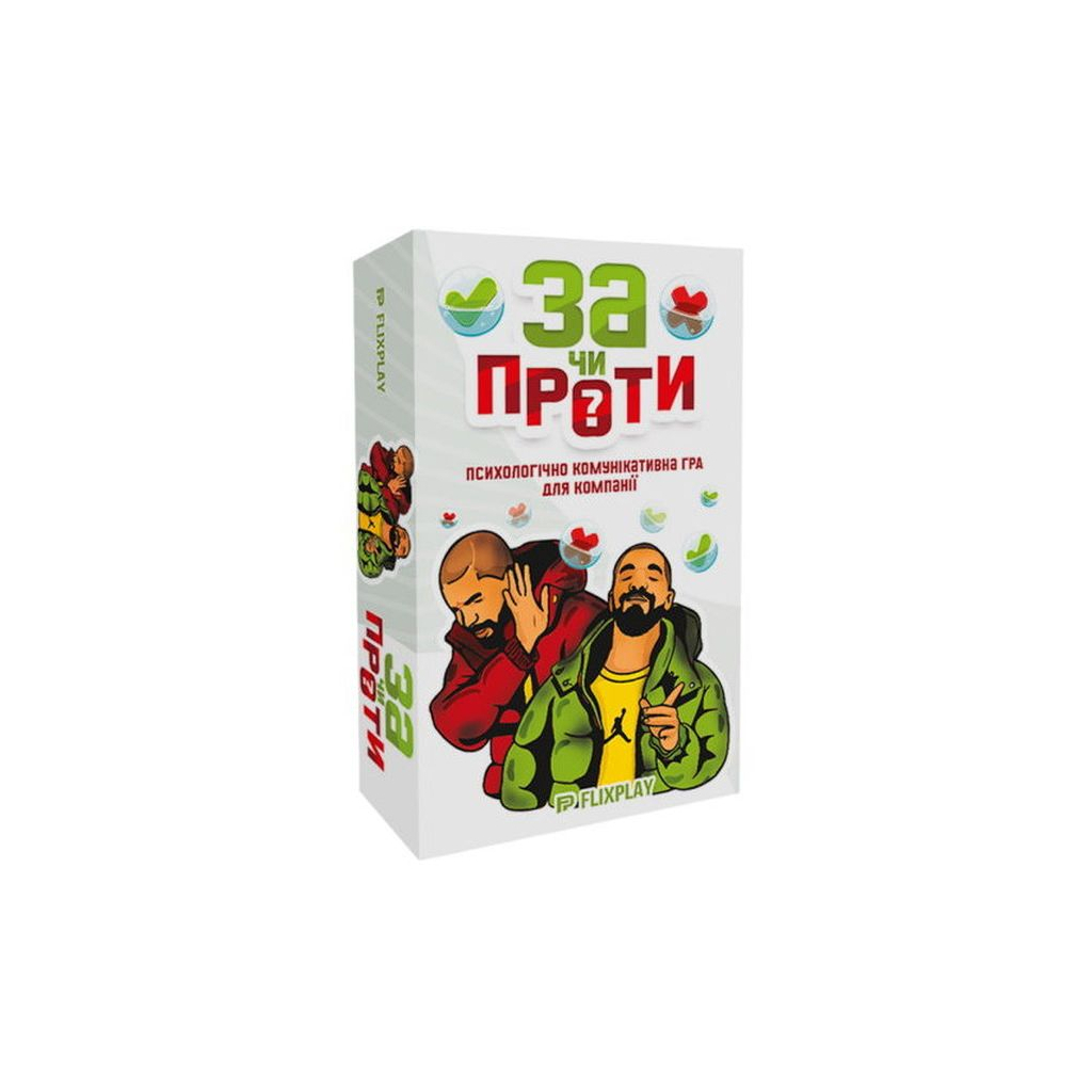 Настільна гра PLAYROOM За чи Проти? , українська (ВР_ЗЧП) - зображення 1