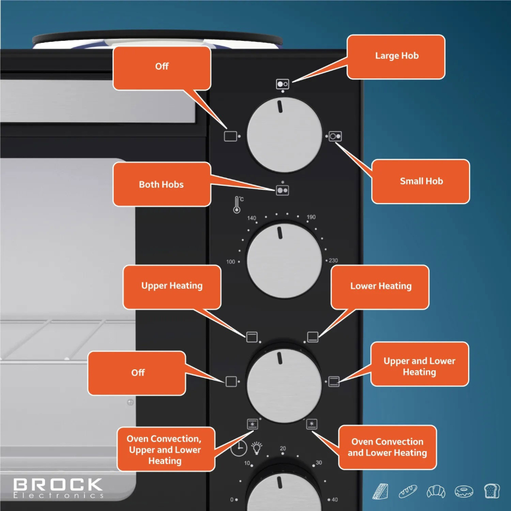 Електропіч Brock TO 3002 B - изображение 8