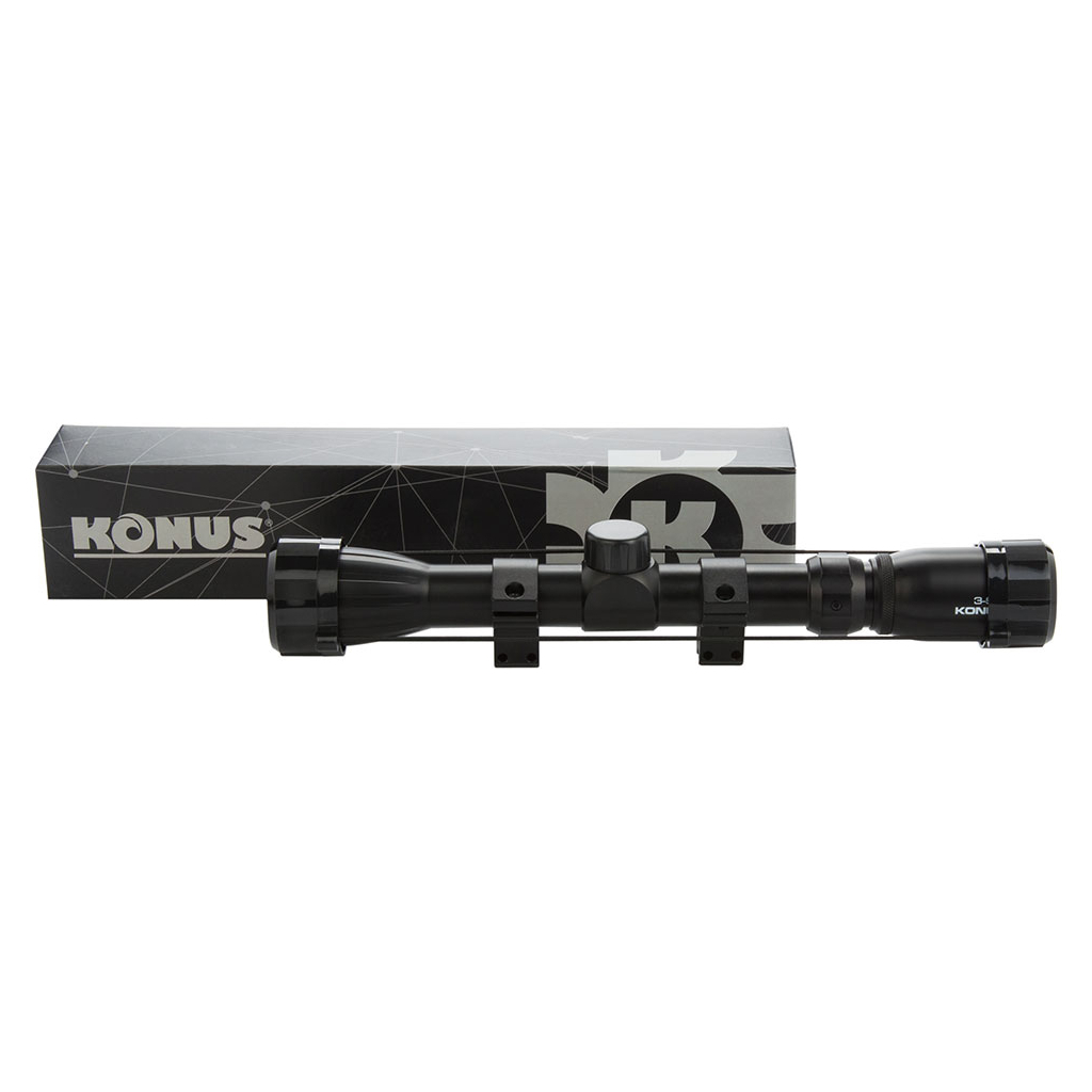 Оптичний приціл Konus KonusFire 3-9x32 30/30 (з кільцями) (7351) - зображення 4