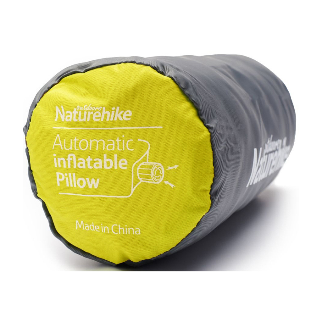 Туристична подушка Naturehike Sponge Automatic NH17A001-L Yellow (6927595777404) - изображение 6
