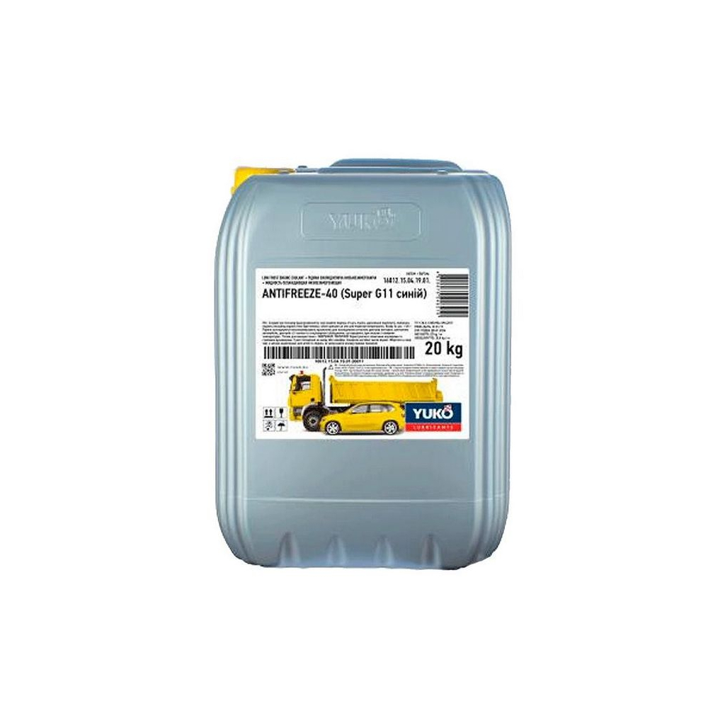 Антифриз Yuko -40 Super G11 синій 20л (4820070248944) - зображення 1