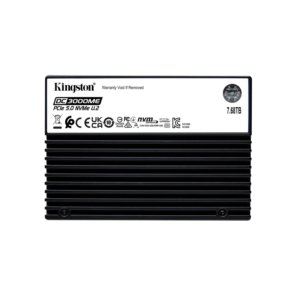Накопичувач SSD U.2 2.5" 7.68TB Kingston (SEDC3000ME/7T6) - зображення 1