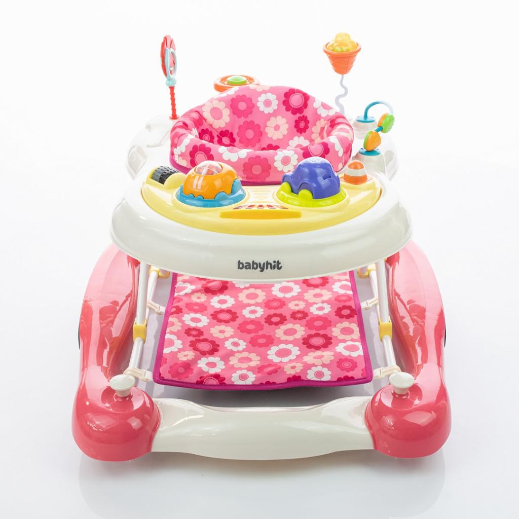Ходунки BabyHit BG2123 Active Pink-White (73788) - зображення 2