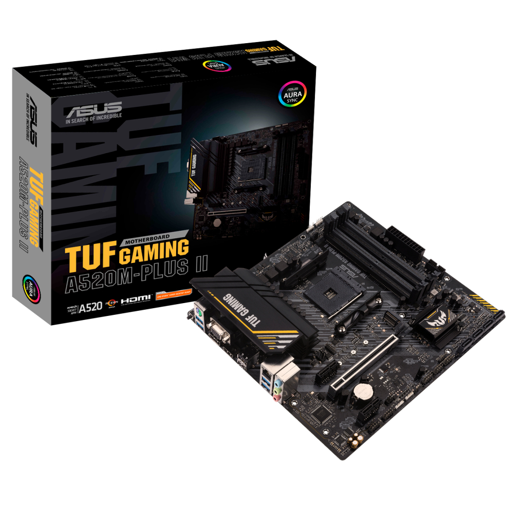 Материнська плата ASUS TUF GAMING A520M-PLUS II - зображення 1