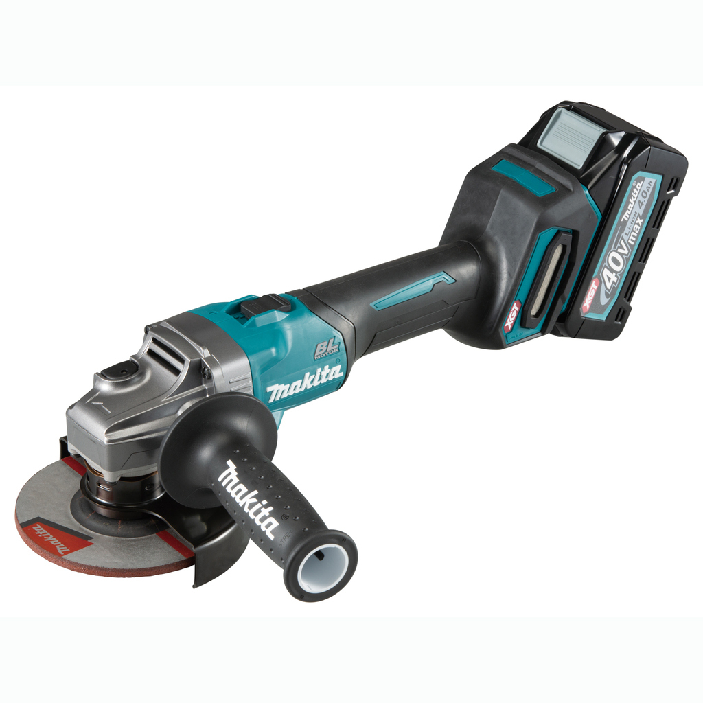 Шліфувальна машина Makita GA008GM201 XGT, 40 V Max, 125мм, BL4040x2, DC40RA, Makpac (GA008GM201) - зображення 1
