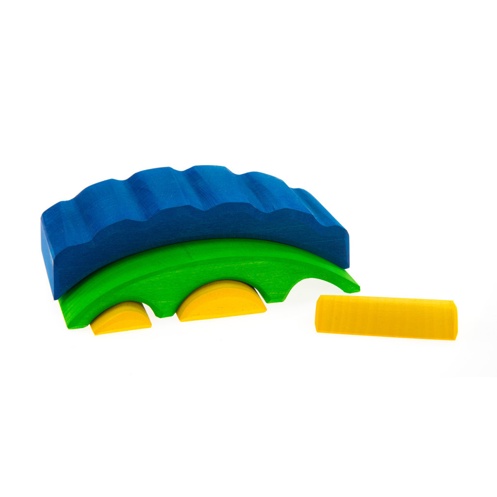 Конструктор Nic дерев'яний Все в замку синій (NIC523268) - зображення 5