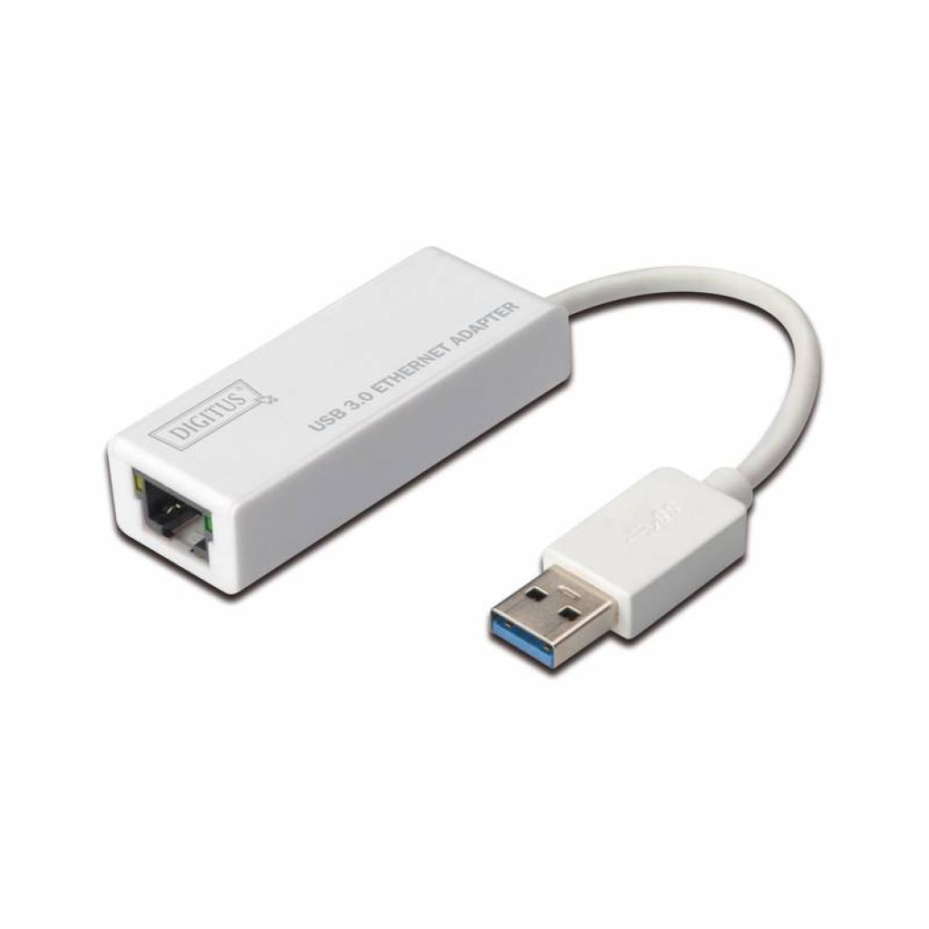 Перехідник USB 3.0 AM to RJ45 Ethernet 1000Mbps Digitus (DN-3023) - зображення 1