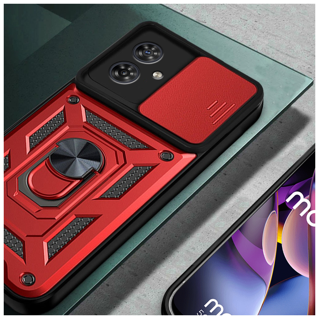 Чохол до мобільного телефона BeCover Military Motorola Moto G55 Red (713059) - зображення 5