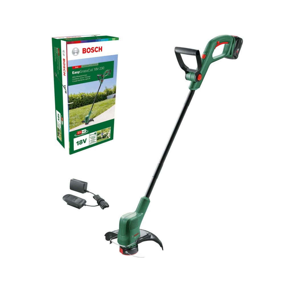 Тример садовий Bosch EasyGrassCut 18V-230 PBA, 18V, 2Ah, 23см (0.600.8C1.A03) - зображення 2
