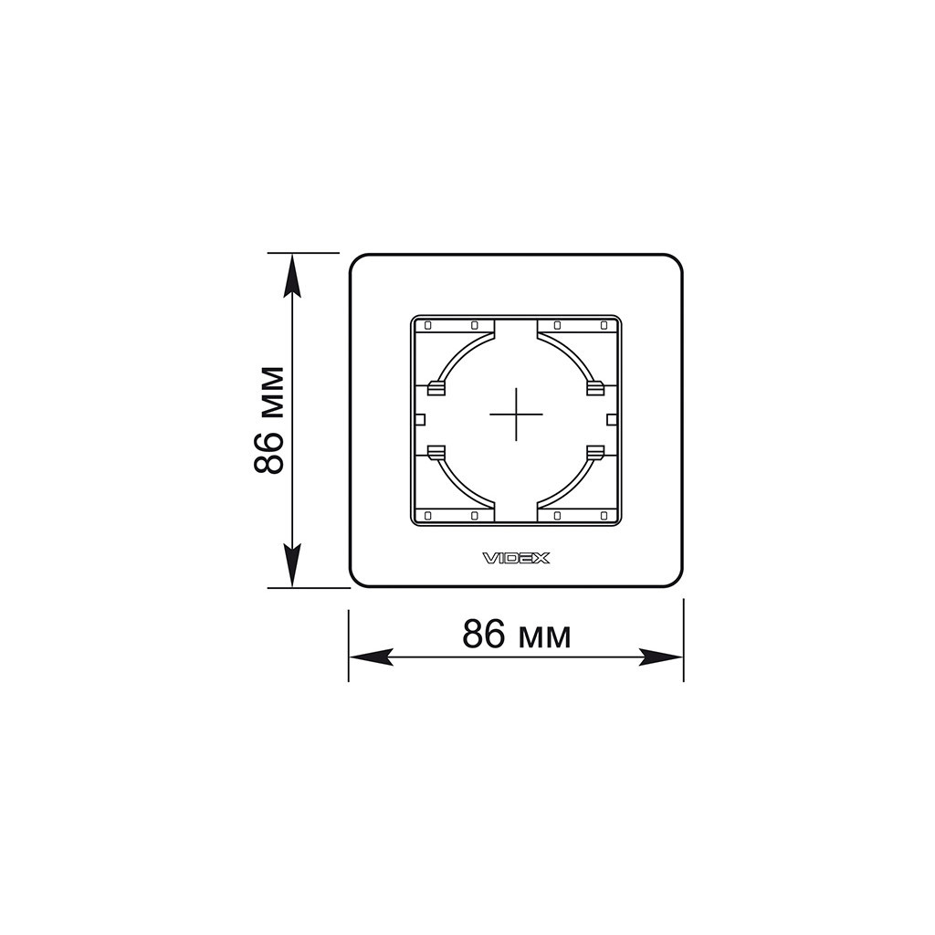 Рамка Videx VF-BNFRG1H-RD - изображение 3