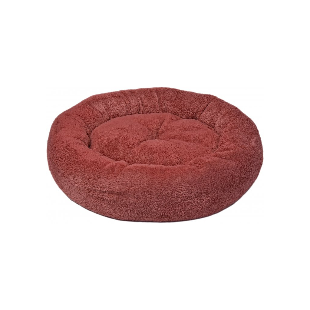 Лежак для тварин Dubex Simit Series антиалергенний (52х52х9 см) Темно-малиновий (8682250518157) - зображення 1