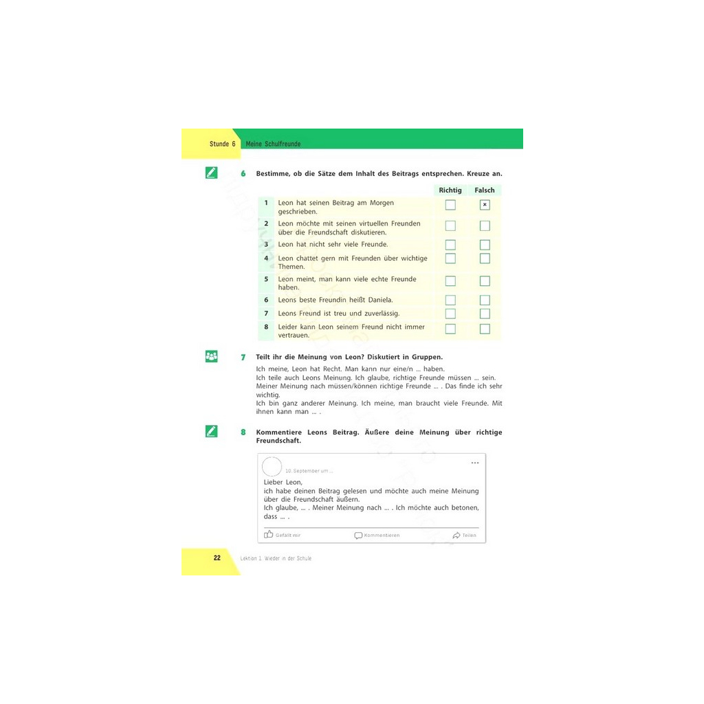 Підручник НУШ Німецька мова. 7(3) клас. "Halli Hallo!" + Аудіосупровід - С.І. Сотникова, Г.В. Гоголєва Ранок (9786170987624) - зображення 6