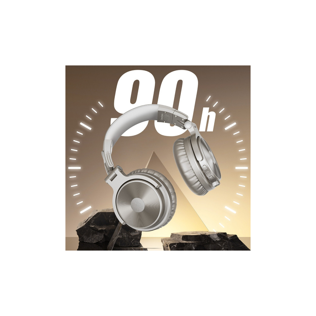 Навушники OneOdio Studio Pro C Bluetooth+3,5мм Silver (Pro C Silver) - зображення 7