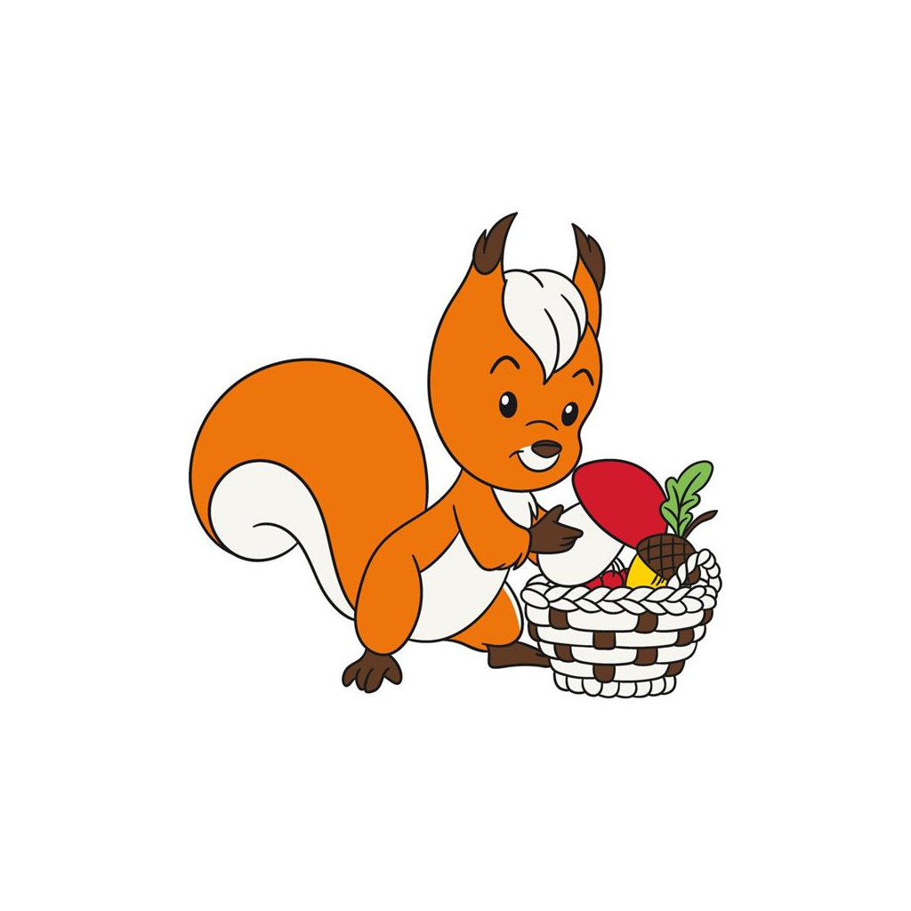 Картина по номерам ArtCraft Білочка 25х30 см (15079-AC) - изображение 1