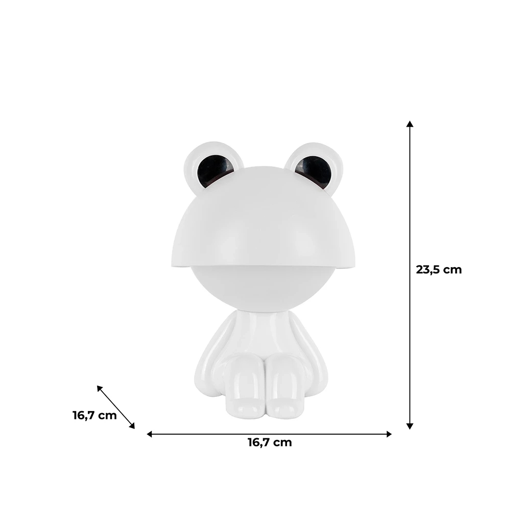 Нічник Kite Світильник LED з акумулятором Cute Froggy, білий (K25-316-3-1) - зображення 6