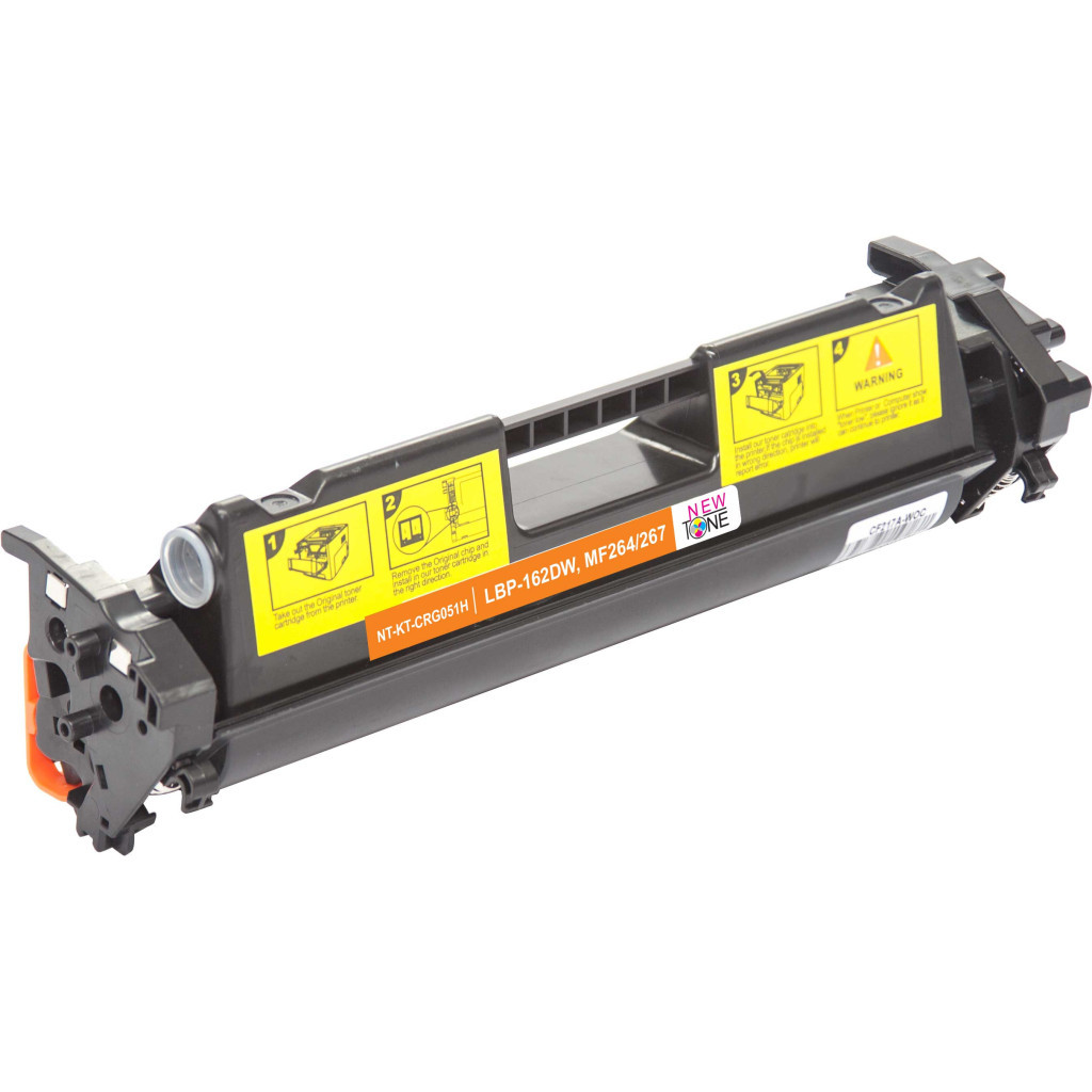 Тонер-картридж NewTone Canon LBP-162DW, MF264/267/269DW, 2169C002 Black (NT-KT-CRG051H) - зображення 3