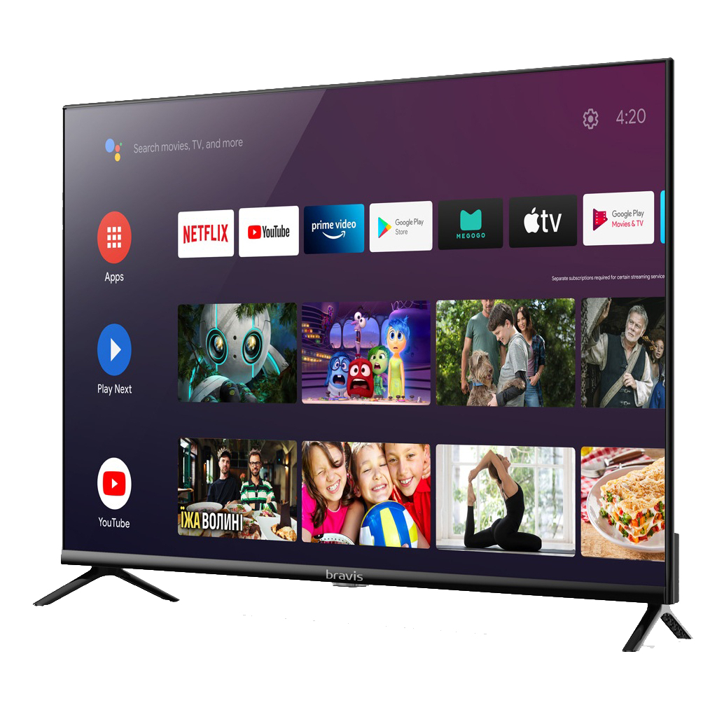 Телевізор Bravis 43K6000U - зображення 4