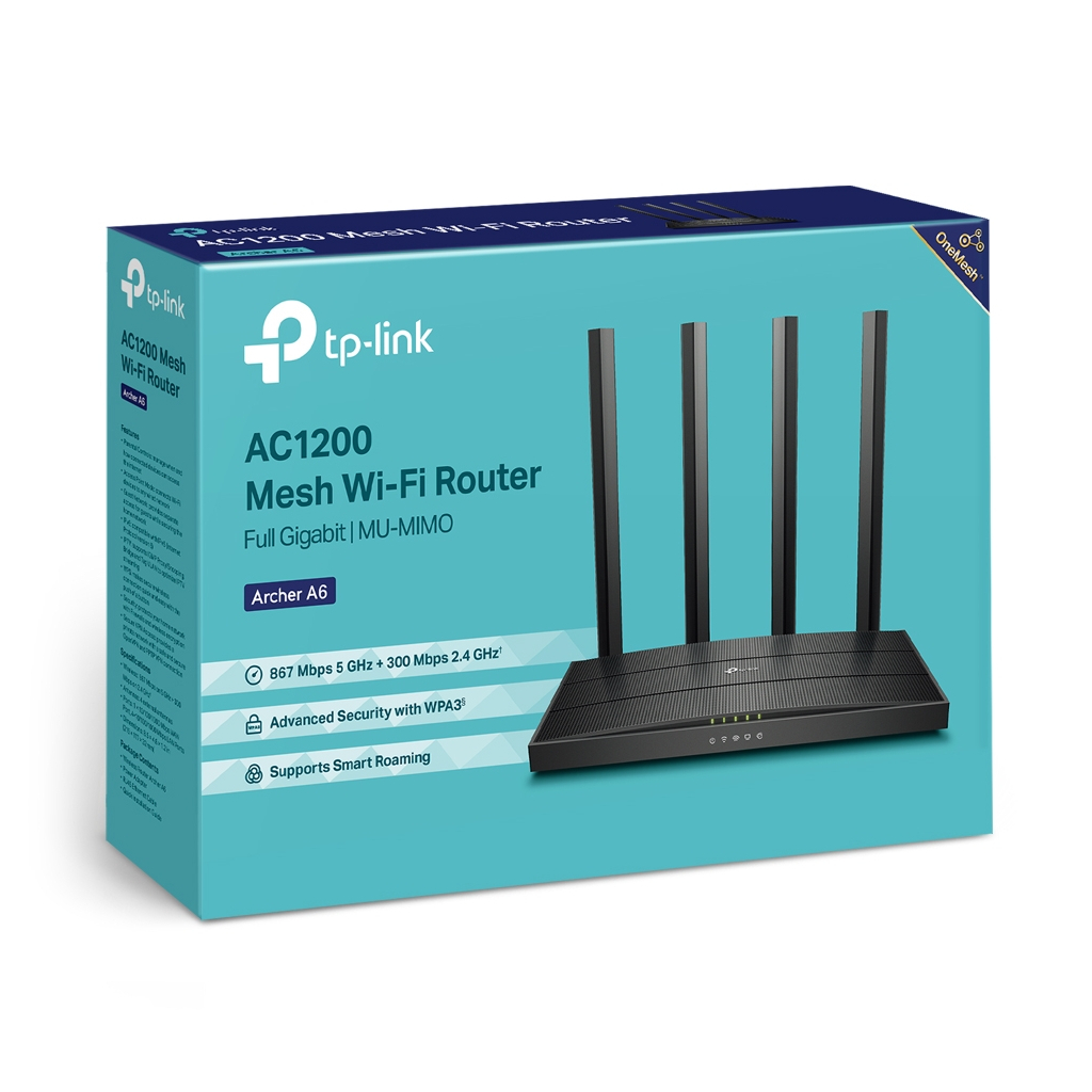 Маршрутизатор TP-Link Archer A6 (Archer-A6) - зображення 4